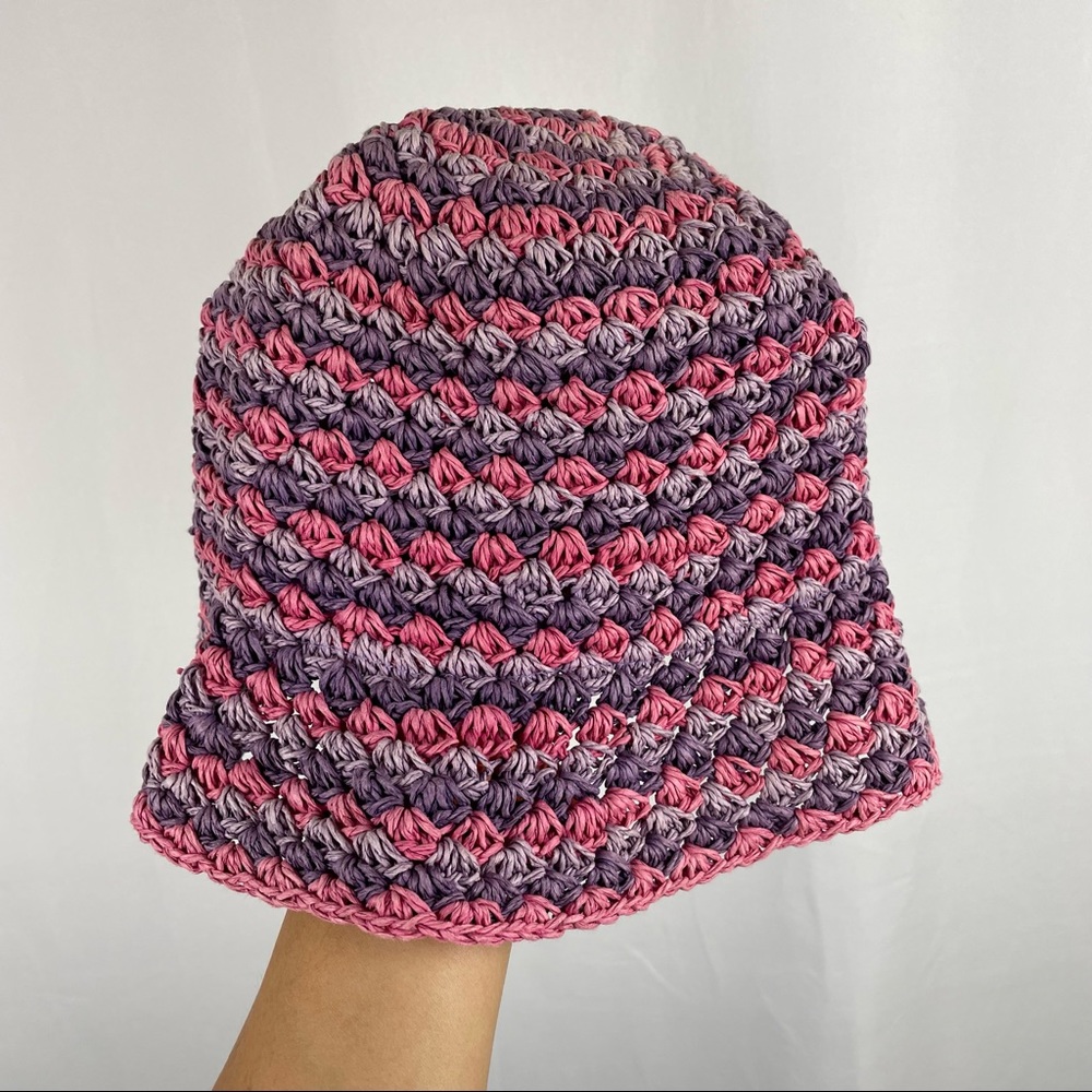GAP straw sun hat pink kids M/L